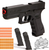 Pistola de juguete que expulsa proyectiles con retroceso